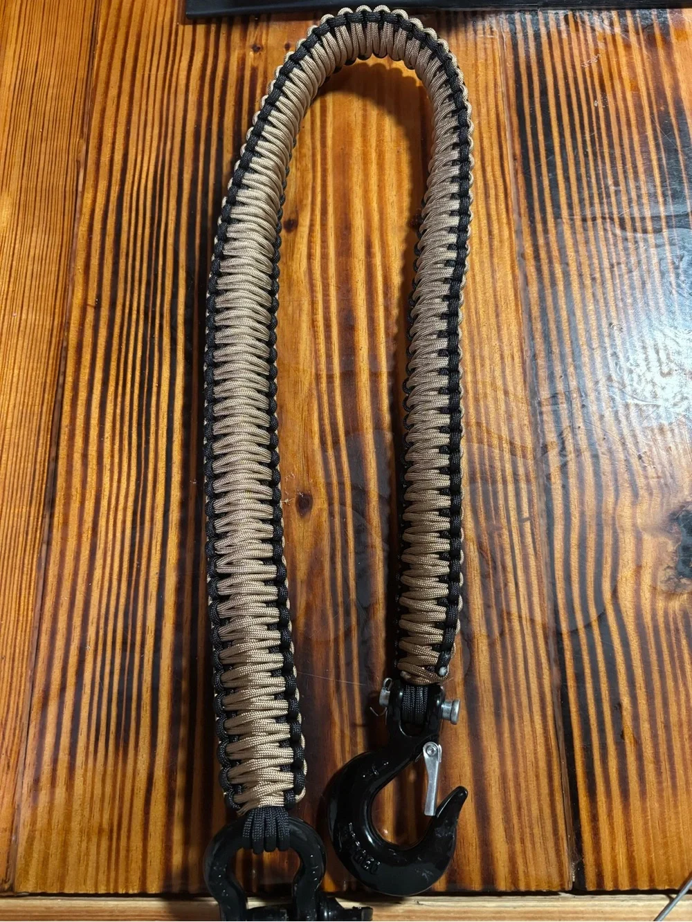 Tow Strap 3 feet long with heavy duty hooks